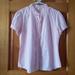 J. Crew Tops | J Crew Short Sleeve Pinstripe Button Down | Color: Pink/White | Size: 12