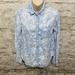 American Eagle Outfitters Tops | American Eagle Blue White Tie Dye Chambray Button Up Shirt | Color: Blue/White | Size: Xs