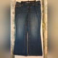 Levi's Jeans | Levi's 525 Perfect Waist Women's Sz 20m 20 Boot Cut Med Dark Denim Flare Jeans | Color: Blue | Size: 20