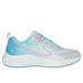 Skechers Girl's GO RUN Accelerate Sneaker | Size 4.0 | Light Blue | Textile