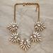 J. Crew Jewelry | J.Crew Rhinestone Crystal Cluster Statement Bridal Wedding Necklace | Color: Gold | Size: Os