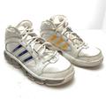 Adidas Shoes | Adidas Crossover High Top Basketball Shoes Sz 6.5 | Color: Blue/White | Size: 6.5