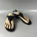 Coach Shoes | Coach Hilda Jelly Flat Sandals, Women's Size 8 B | Color: Black/Silver | Size: 8