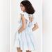 Free People Dresses | Free People Undone Sea Spray Mini Dress | Color: Blue | Size: L