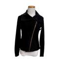 Athleta Jackets & Coats | Athleta Moto Jacket Women’s Xs Jacket Black Cropped Casual Comfort Stretch | Color: Black | Size: Xs