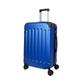 MY TRAVEL BAG Hard Shell Suitcase Travel Suitcase ABS Suitcase Trolley (Hand Luggage Medium Large Set) 4 Double Wheels, lightblue, Handgepäck (55cm), Hard shell case made of ABS