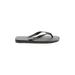 Havaianas Flip Flops: Gray Print Shoes - Women's Size 7 - Open Toe