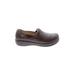 Alegria Flats: Brown Print Shoes - Women's Size 37 - Round Toe