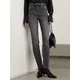 Jean skinny taille haute pour femme jean denim vintage pantalon en coton mode décontractée des