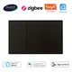 Yagusmart Tuya Zigbee Applique murale Smart Switch Pas Neutre 1 2 3 Gangs Noir US UA Interrupteur