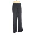 The Limited Dress Pants - High Rise Flared Leg Boyfriend: Gray Bottoms - Women's Size 10