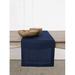 Solino Home Classic Hemstitch - 100% Pure Linen Table Runner Linen in Blue | 120 W x 16 D in | Wayfair SH16HSTR120NY16