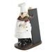 Bloomsbury Market Atilus Polystone Chef Sculpture in Black/White | 10.85 H x 7.8 W x 4.75 D in | Wayfair 33C8D5A32DED404682A547650B6D18DD