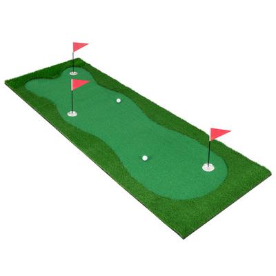 Costway Golf Putting Green with Realistic Artifici...