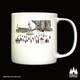 RS: Saracens, Matchday@Copthall - Rugby Stadium - Illustrated Tribute - Pint Mug