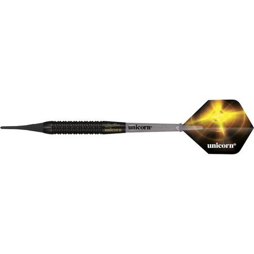 UNICORN Dartpfeil Unicorn Black Brass Gary Anderson Soft Darts, Größe - in SCHWARZ