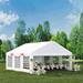 Outdoor Patio Party Wedding Tent with Adjustable Sidewalls in White