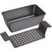 2-Piece Healthy Meatloaf Pan with Insert - Gray