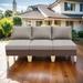 Outdoor Patio Sectional Sofa Wicker Sofa