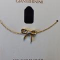 Giani Bernini Jewelry | Giani Bernini 18k Gold Over Ss Bow Necklace | Color: Gold | Size: See Photos