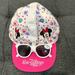 Disney Accessories | Minnie Mouse Disney Cap With Sunglasses - Youth / Kids | Color: Pink/White | Size: Youth