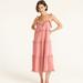 J. Crew Dresses | J. Crew Pink Tiered Knit Keyhole Midi Maxi Dress | Color: Pink | Size: L
