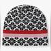 Kate Spade Accessories | Kate Spade Spade Flower Stripe Beanie | Color: Black/Red | Size: Os