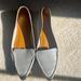 J. Crew Shoes | Leather J. Crew Flats Size 6 | Color: Gray | Size: 6