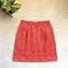 Anthropologie Skirts | Baraschi (Anthro) Red Tomato Picking Skirt | Color: Orange/Red | Size: 6