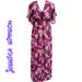 Jessica Simpson Dresses | Jessica Simpson Maternity Floral Maxi Dress | Color: Blue/Purple | Size: Sm