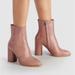 Coach Shoes | Coach Leather Brielle Bootie Dusty Rose - 8.5 - Bnib | Color: Pink | Size: 8.5