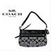 Coach Bags | Coach Signature Wristlet Handbag - Linen - Black/Gray - Nwot- Designer | Color: Black/Gray | Size: 7.5"L X 5.5"H X 1.5"W