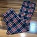 J. Crew Pants | Large J. Crew Men’s Flannel Plaid 100% Cotton Pajama Pants With Pockets | Color: Blue/Red | Size: L