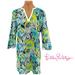 Lilly Pulitzer Swim | Lilly Pulitzer Tiger Lilly Blue Green Dress Cover Up Sz S | Color: Blue/Green | Size: S