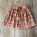 Anthropologie Skirts | Anthropologie Meghan Embroidered Mini Skirt | Color: Orange/Pink | Size: 0