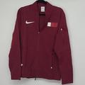 Nike Jackets & Coats | Nwot Nike Pro Elite Team Qatar Running Podium Jacket Small | Color: Red/White | Size: S