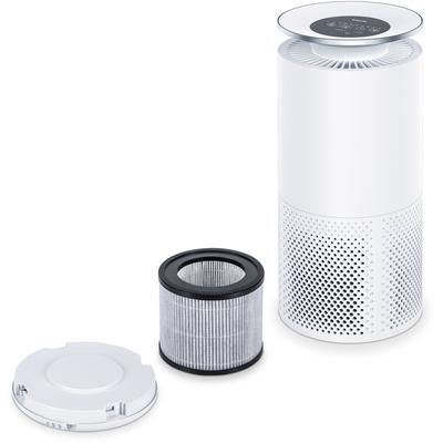 Luftreiniger BEURER "LR 400", weiß, H:80,50cm Ø:21,50cm, Luftreiniger, mit App, HEPA H13 Filter, für Räume bis 69m², Timerfunktion Image