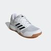 Hallenschuh ADIDAS PERFORMANCE, Gr. 45, schwarz-weiß (cloud weiß, core schwarz, gum10), Textil, Synthetik, sportlich, Schuhe, geeignet für jeden Hallensport