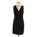 Tart Cocktail Dress - Party Cowl Neck Sleeveless: Black Print Dresses - Women's Size Medium