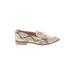 CL by Laundry Flats: Slip-on Chunky Heel Boho Chic Tan Snake Print Shoes - Women's Size 9 - Almond Toe