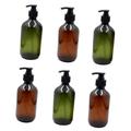 POPETPOP Lotion Pump 12 Pcs liquid hand bottle handwashing fluid shower gel bottle lotion bottle travel bottle Spray bottle gel travel dispenser shampoo bottle dish soap Clear Pump Bottles