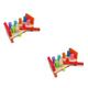 TOYANDONA 2pcs Wooden Toys Wooden Pounding Toys Hammer and Ball Toy Kids Pounding Toys Wood Pounding Bench Toys for Kids Hammer Peg Toy Pound a Peg Piling Table Bamboo Puzzle Child