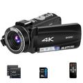 ORDRO 4K Video Camera Camcorder Ultra HD Camcorder with10X Optical Zoom &120X Digital Zoom, WiFi Vlogging Auto Focus Digital Cameras with 32GB SD Card