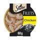 64x60g Chicken Fillets Trays Sheba Wet Cat Food