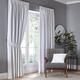 Fusion White Pencil Pleat Curtains, Blackout Curtains W66 x L72 (168 x 183cm) for Living Room and Bedroom, Thermal Curtains White Curtains, Dijon