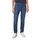 Slim-fit-Jeans MARC O'POLO DENIM "aus Bio-Baumwoll-Mix" Gr. 33 32, Länge 32, blau (dunkelblau) Herren Jeans Tapered-Jeans