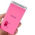 Portable Paper Shredder, 3 in 1 Cross-Cut Paper Shredder Letter Opener Garbled Stamp,3-Sheet Micro Cut Paper Shredder, Garbled Confidential Seal Stamp Envelope Slitter Opener Leakage Information pink