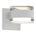 Sonneman REALS 4 3/4"H White 2-Light LED Outdoor Wall Light