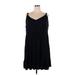 Torrid Casual Dress - Slip dress: Black Solid Dresses - Women's Size 5X Plus