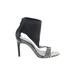 Elie Tahari Heels: Black Shoes - Women's Size 35.5 - Open Toe